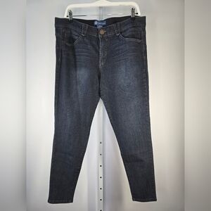 Democracy "Ab"solution Cropped Dark Wash Jeans Women's Size 16